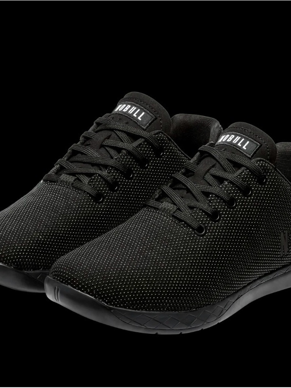 NOBULL Black Textured Training Shoes